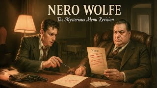 Nero Wolfe & The Mysterious Menu Revision | A Nero Wolfe Story