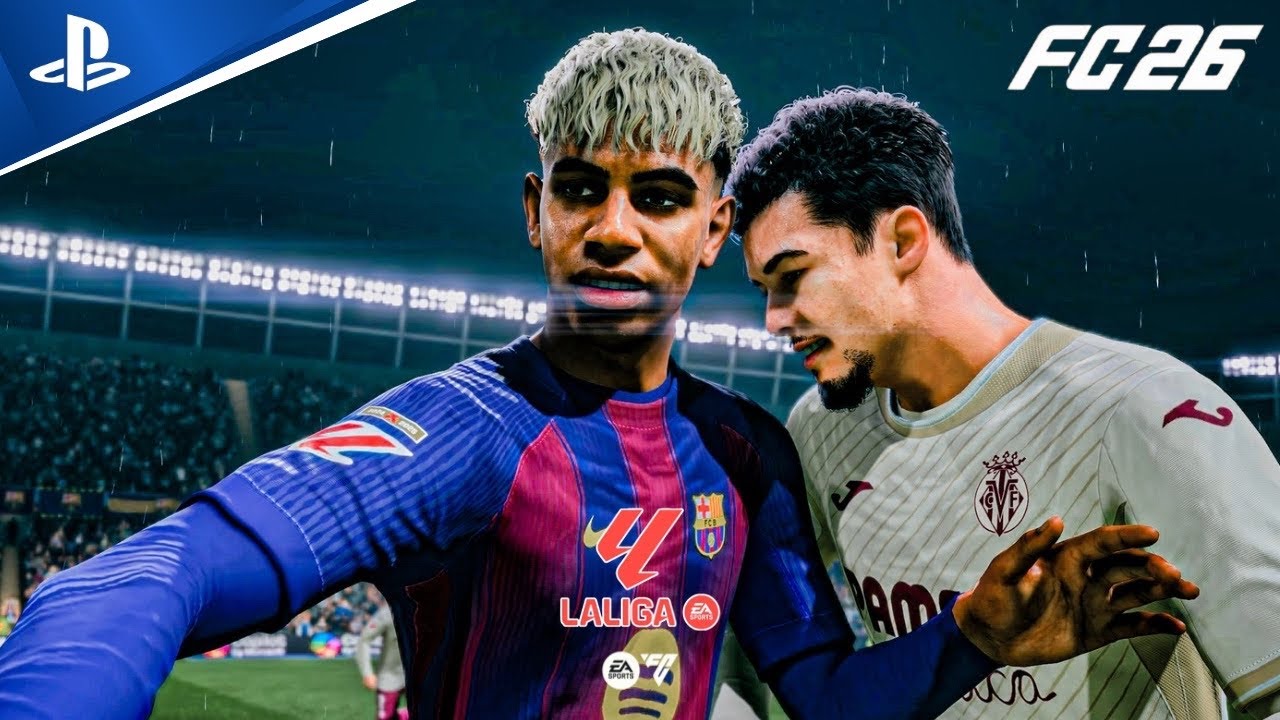 FC 26 - FC Barcelona vs Villarreal CF ft. L. Yamal, Pedri | Laliga 25/26 | PS5™