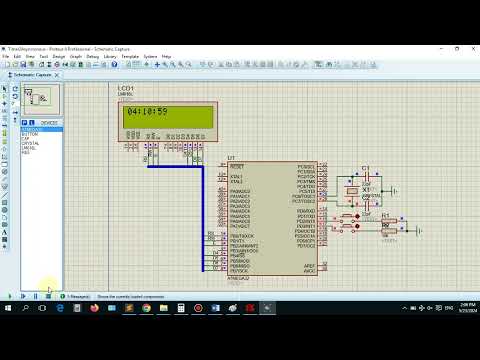 41 Digital clock using Timer/Counter 2 (Asynchronous Mode)