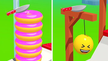Slice it All Gameplay! Satisfying and Relaxing ASMR Slicing Video NEW UPDATE