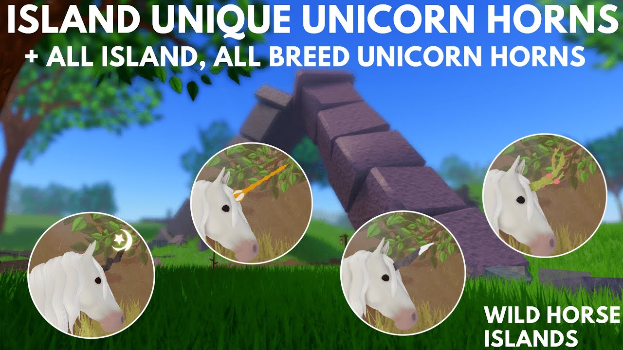 Находим новые рога единорога в игре Wild Horse Islands на Roblox