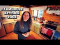 Farmhouse Kitchen Tour | Minimal Large Family | Thrifty Remodel