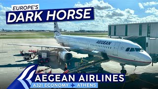 To the AEGEAN on an AEGEAN AIRLINES A321【London to Athens】Economy Trip Report