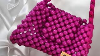 PART 2 DIY Hourglass BEAD BAG 12345678