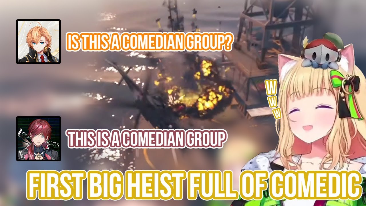 [VCR GTA 2] First Big Heist, Nothing But The Comedy [Akirose/Shirayuki Reid/ Ex Albio/Shibuya HAL]