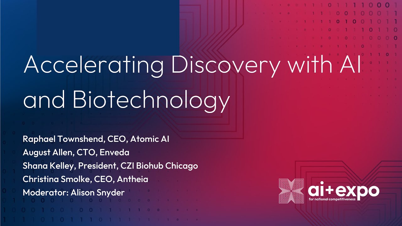 Accelerating Discovery with AI and Biotechnology - YouTube