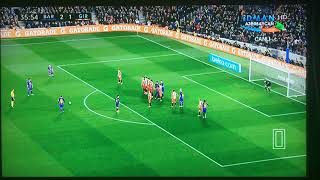 Leo Messi Freekick Goal - Barcelona vs Girona 3-1 - Laliga 24/02/18 screenshot 3