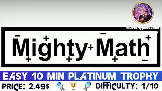 Mighty Math 100% Platinum Walkthrough - Trophy Guide