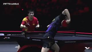 Ma Long Fan Zhendong Slow Motion Singapore Smash 2022 Men's Singles Finals Table Tennis