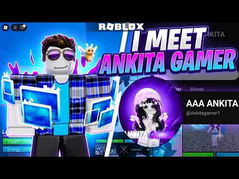I meet @ankitagamer1 / in Roblox blox fruits 