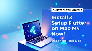 How to Install Flutter on Mac M4 Android Studio 2025 | How to Setup Flutter on MacBook M4