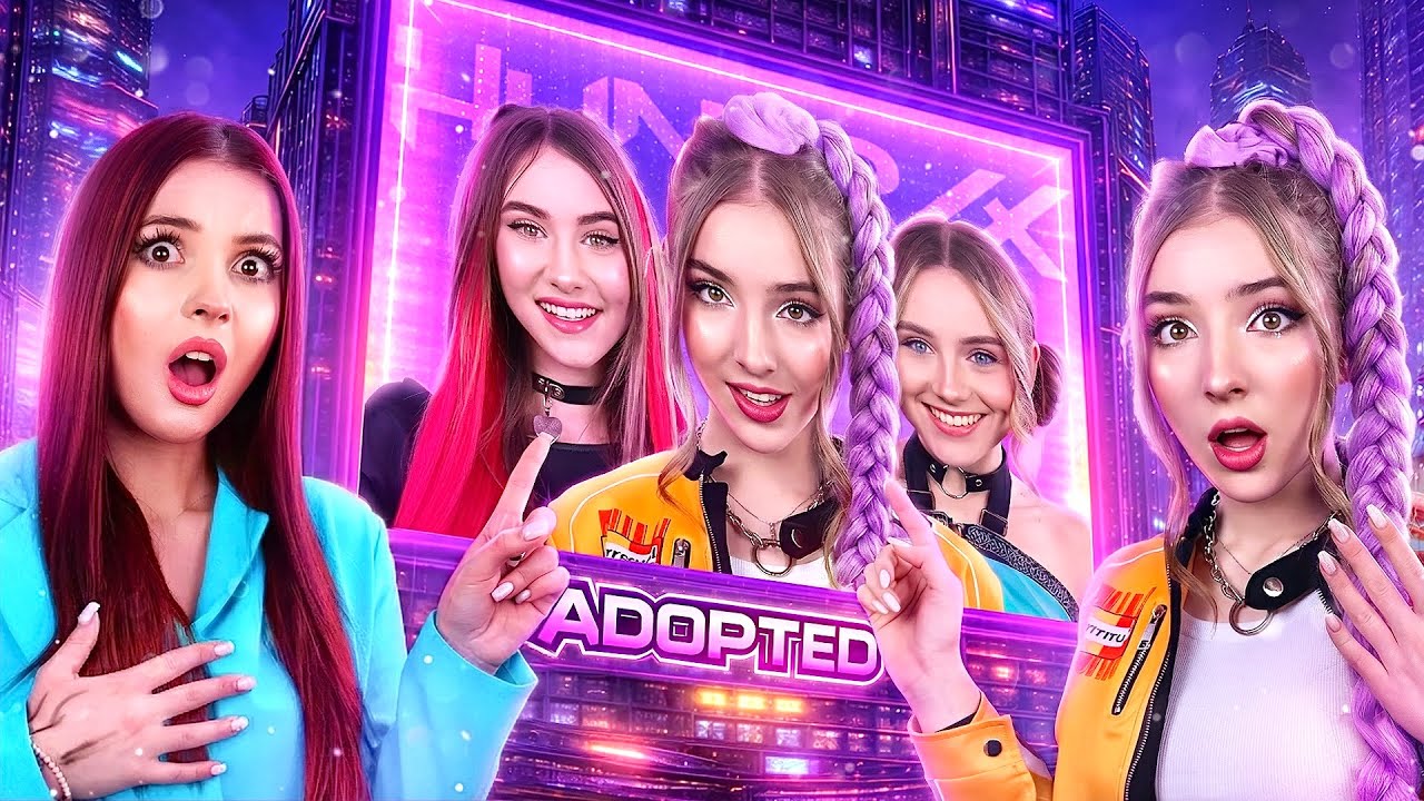 KPop Demon Hunters Got Adopted! Huntrix in KPop Family