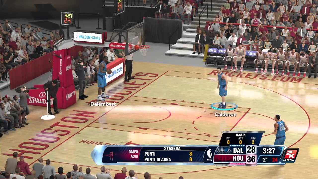 NBA 2K14 PS4 Houston Rockets Dallas Mavericks 2° quarto - YouTube