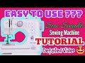 TUTORIAL | HOW TO USE SEW SIMPLE SEWING MACHINE - TIPS IN SEWING | Triplicity Production (English)