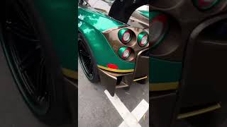 Pagani Huayra & Bugatti Casually Parked Together. 🤯#Shorts