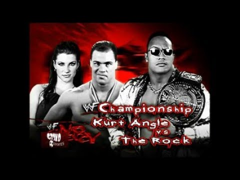 The Rock vs Kurt Angle - No Mercy 2000 - Highlights