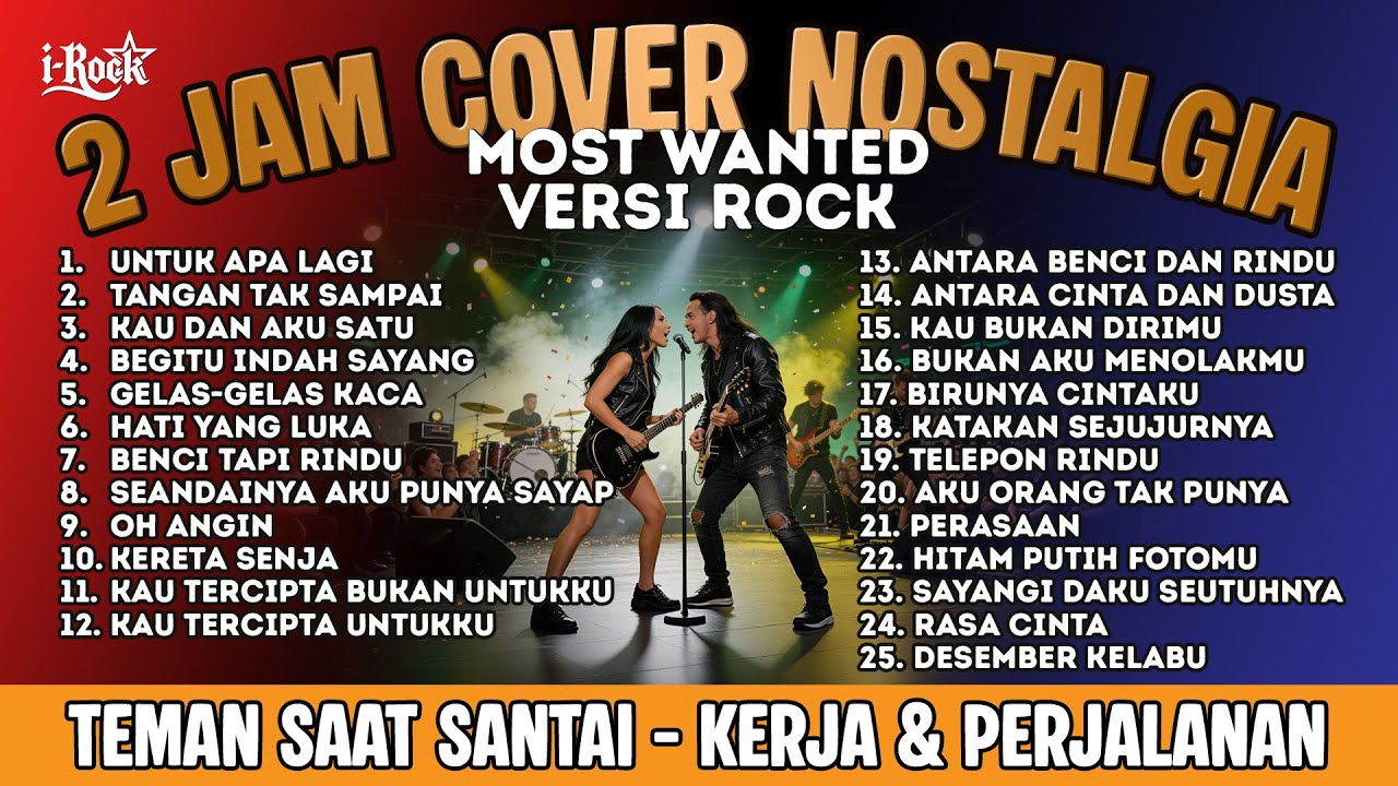 2 JAM+ NONSTOP COVER NOSTALGIA MOST WANTED - Paling Banyak Dicari - Progressive Rock Cover Version