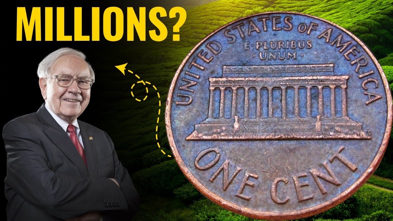 Монета достоинством 1 цент с изображением Линкольна 1960 года без знака монетного двора США — бол...