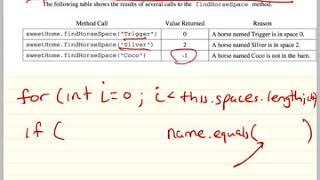 AP computer science 2012 number 3 part a