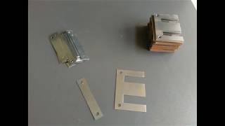 HOW TO MAKE A SINGLE PHASE TRANSFORMER