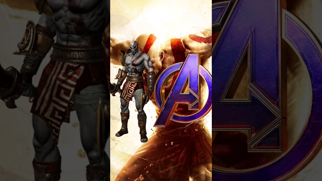 Young Kratos vs Avengers #marvel