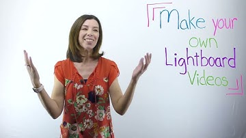 How I make Lightboard Videos (and can I write backwards?)!