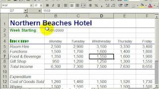 301203 - moving around the spreadsheet