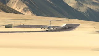 Indian Air Force IL-76 Beautiful Takeoff From Thoise (J&K)