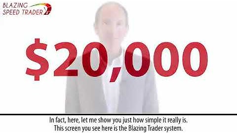 Blazing Speed Trader Review Make $20K A DAY With Blazing Speed Trader System!