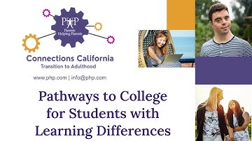 Pathways to College for Students with Learning Differences