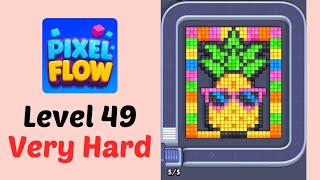 Pixel Flow Level 49 Very Hard Gameplay