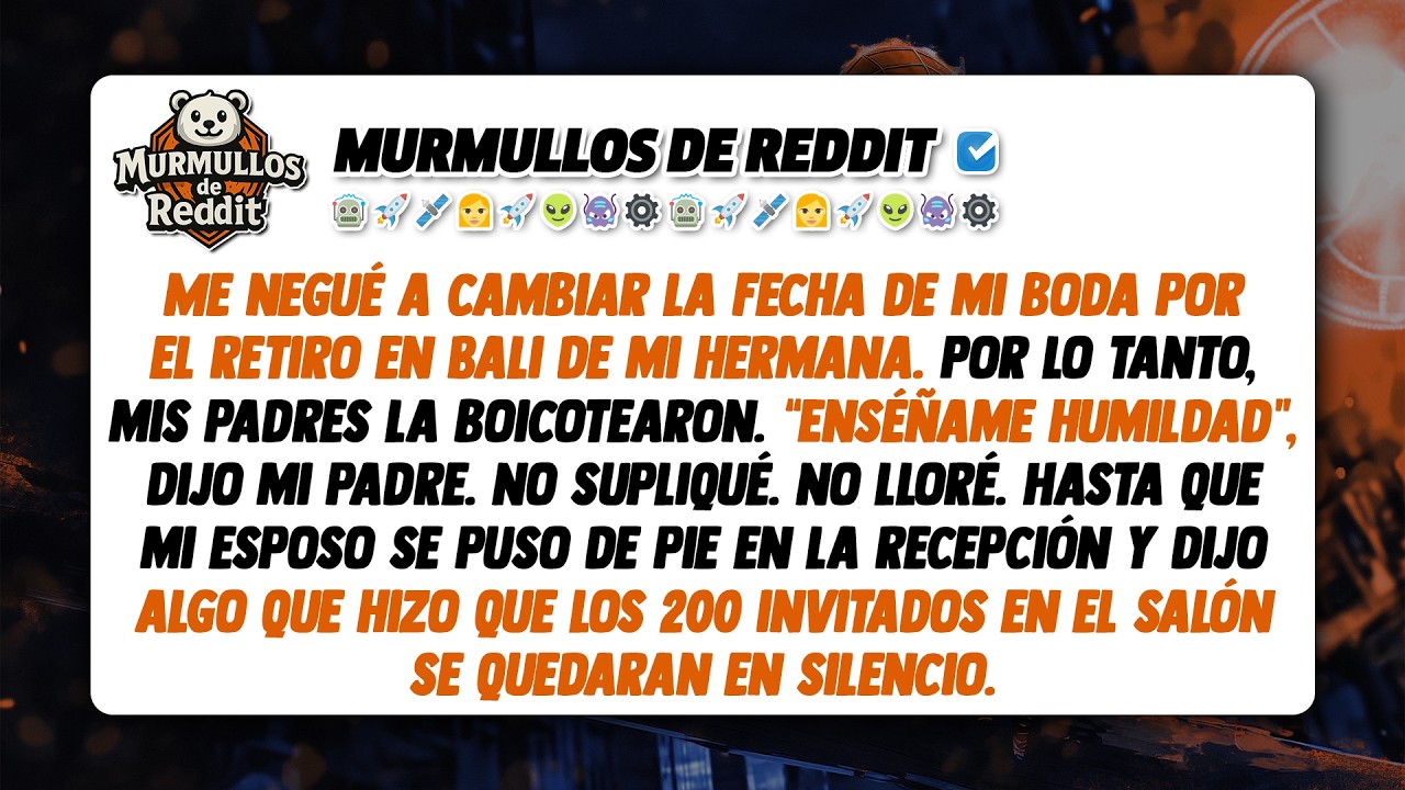 Mis padres boicotearon mi boda cuando me negué a cambiar la fecha de mi matrimonio por las vacacione