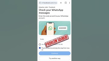 Check Your WhatsApp Messages Facebook Problem ✅ Facebook Two Factor Authentication Code ✆ @AppFixi