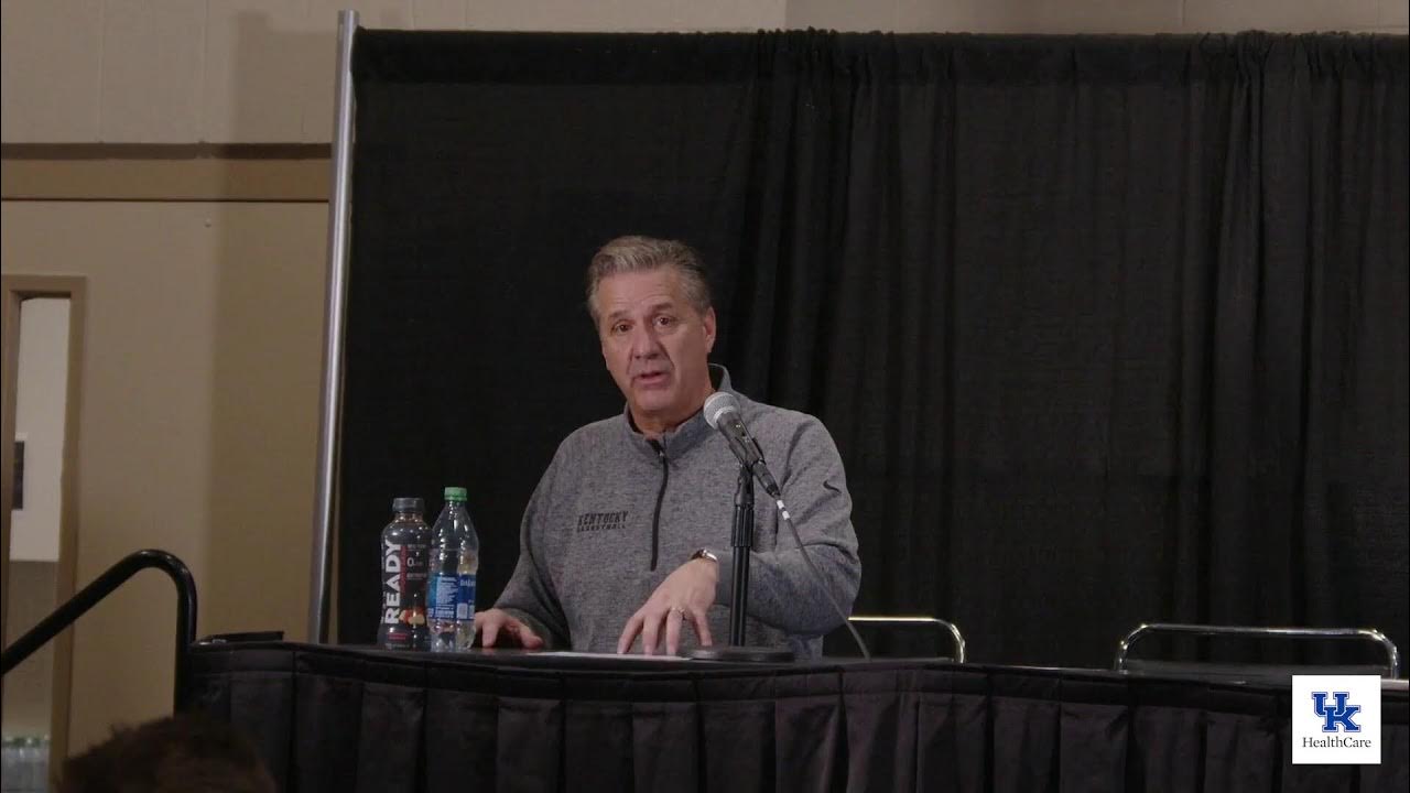 Coach Calipari - Gonzaga Postgame Press Conference - YouTube