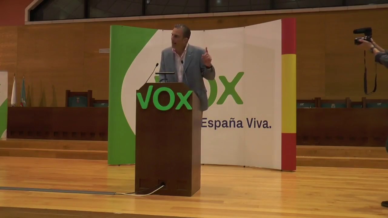 Javier Ortega Smith en Cantabria Noviembre 2018 santiago abascal joaquin reyes