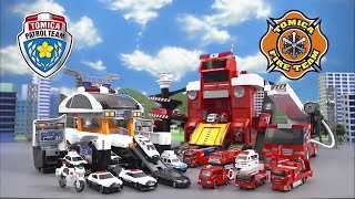 4点フルセット　ファイヤーステーション　ファイヤーエンジン　デカパト　緊急車両 4点フルセット ファイヤーステーション ファイヤーエンジン デカパト