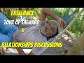  freelance chucky yard tour and relationships discussions