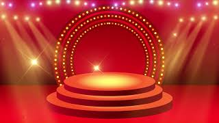 Stage Lights Background Video  | Greatest Show Background Animation Free Video HD Loops