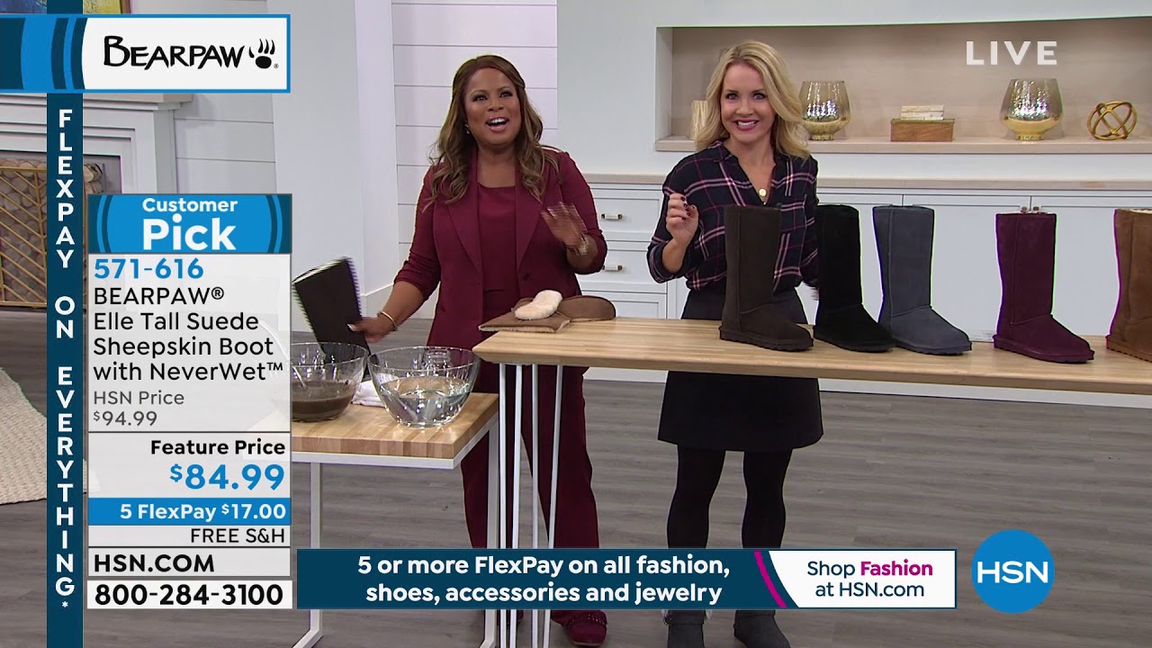 bearpaw boots on hsn