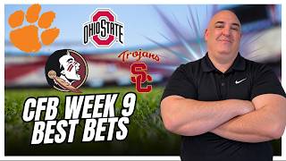 CFB BEST Bets! Clemson vs Florida State | Ohio State vs USC | College Football Picks Week 9