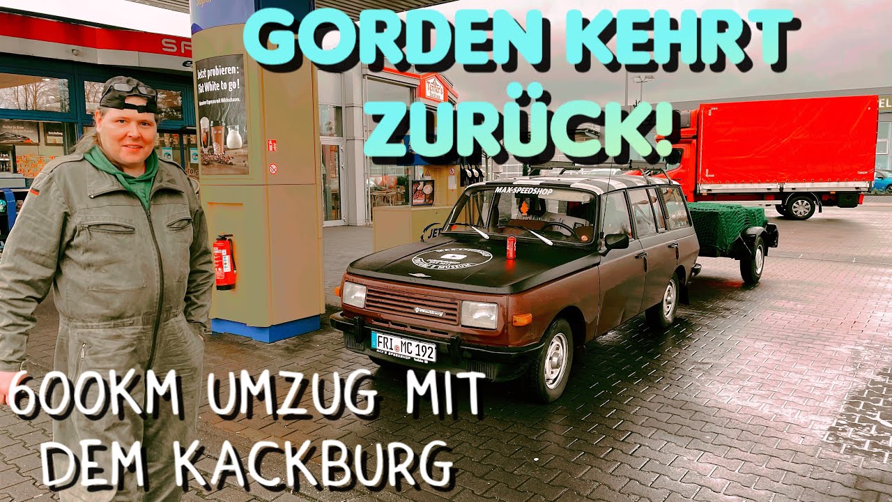 Roadtrip: Nach 200km die erste Panne… 600km im Wartburg 353W (Kackburg) Scheunenfund!