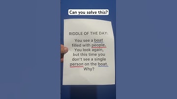 Bet you can’t solve this riddle 🤔