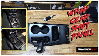 How to remove GEAR SHIFT PANEL on Jeep Grand Cherokee to Wrap or Modify