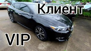 VIP клиент. 2018 NISSAN MAXIMA PLATINUM. Ремонт Покраска.