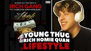Rich Gang - Lifestyle ft. Young Thug \& Rich Homie Quan REACTION! [First Time Hearing]