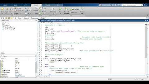 Sampling and quantization using matlab