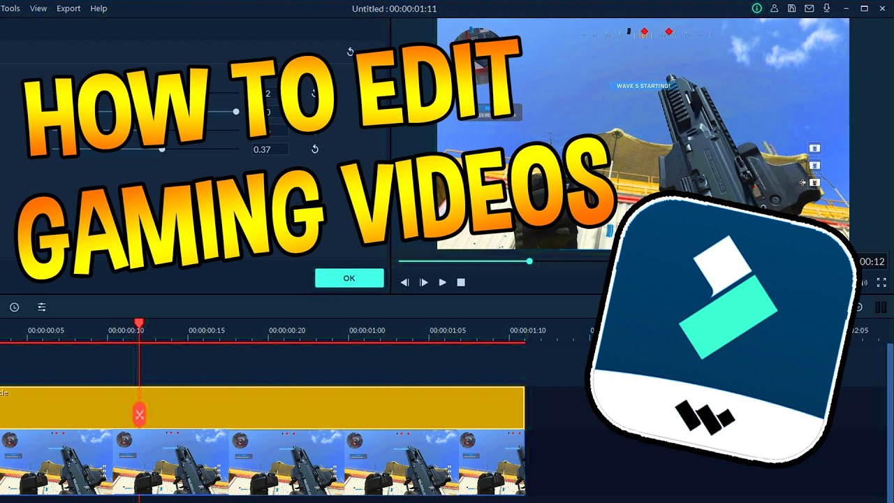 How To Edit Funny Gaming Videos For YouTube (Filmora 9/X Tutorial ...