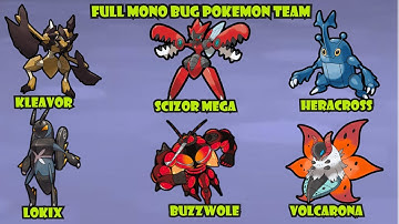 FULL MONO BUG POKEMON TEAM IS SO GOOD ON POKEMON SHOWDOWN!!
