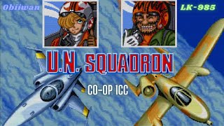 U.N. Squadron (Arcade)  Obiiwan & LK985 Coop 1CC Normal