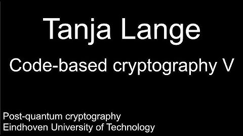 Code-based cryptography V - Information-set decoding